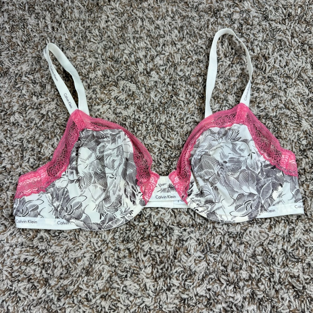 Calvin Klein Floral Bra